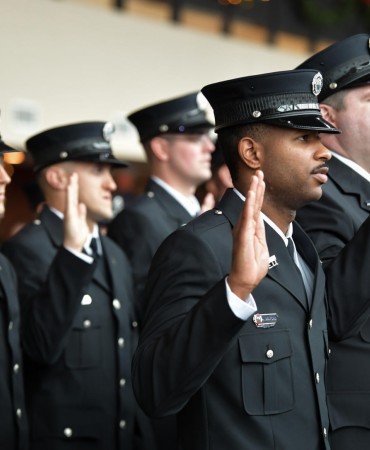 fire battalion graduates