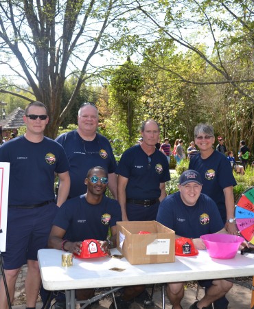 fire department staff at event