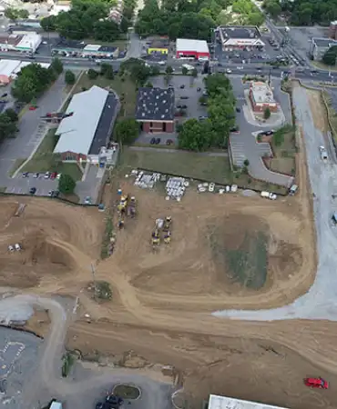 Madison Station Boulevard Phase 1 drone photo, July 8, 2021