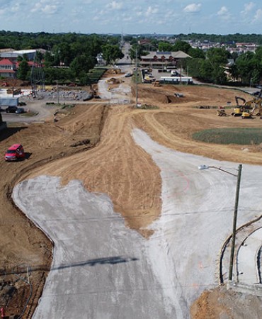 Madison Station Boulevard Phase 1 drone photo, July 8, 2021