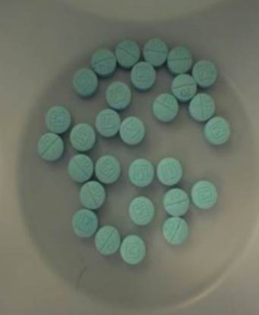 Evidence submission of counterfeit tablets