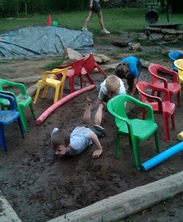 kids in sandbox