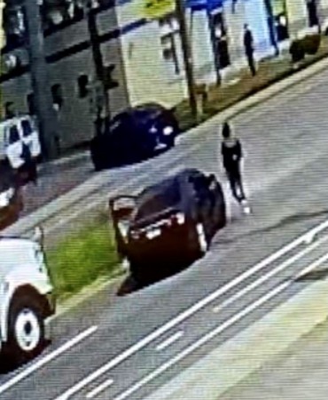 Surveillance image of shooting on Murfreesboro Pk