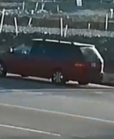 Maroon Honda Odyssey Van