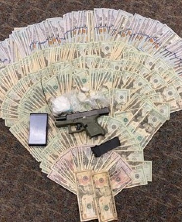 Drugs, Cash and Gun Seized