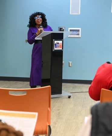 Speaker at Participatory Budget Voting Expo