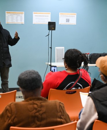 Speaker at Participatory Budget Voting Expo