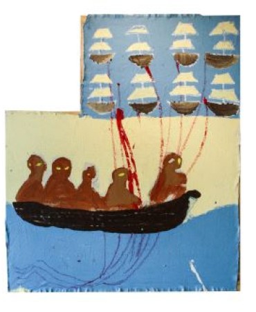 #2-Next Great Migration painting by Marlos E’van