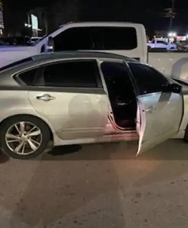 Robbery suspect's car