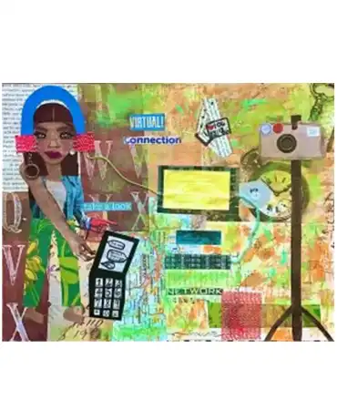 Tech 2000a - collage by Ashley Mintz