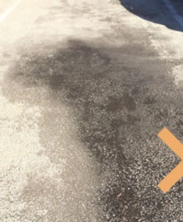 Permeable Pavement Improperly Maintained