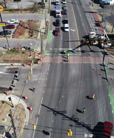 Installation of new traffic signal at intersection of Neely's Bend Road/Madison Station Blvd and Gallatin Pike