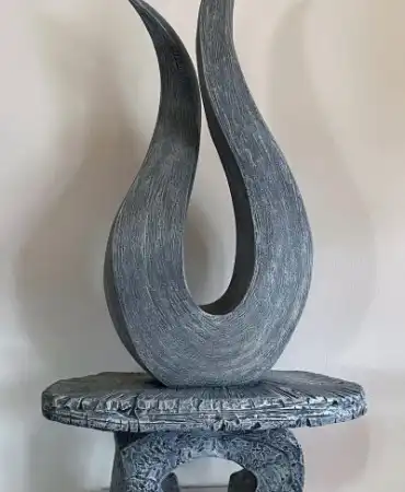 Reaching Now, sculpture by Lena Lucas