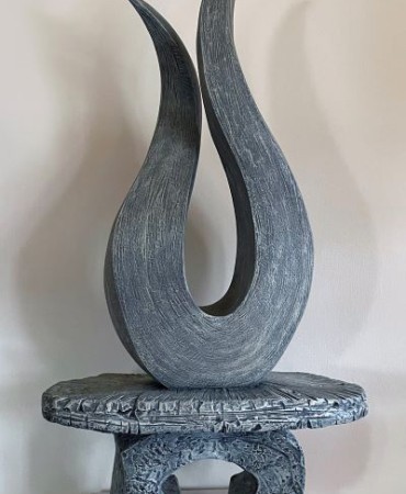 Reaching Now, sculpture by Lena Lucas