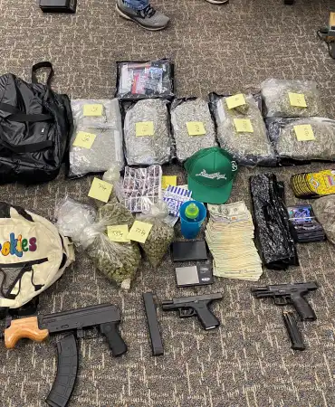 Recovered Guns and Drugs