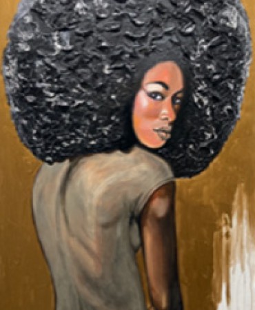 Super Soul Sista, painting by James Threalkill
