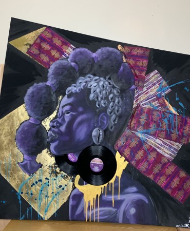 painting of a woman by Elisheba Israel Mrozik