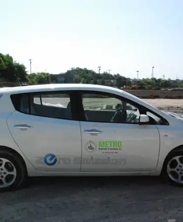 One of Metro’s Nissan LEAFs
