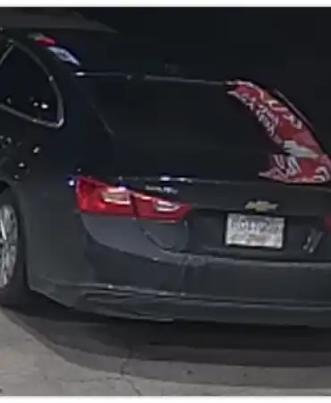 Burglary suspect's vehicle