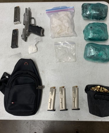 Gun, Meth and Cocaine