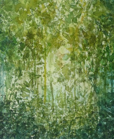 April, watercolor painting by Ripley Whiteside