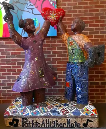 mosaic sculpture