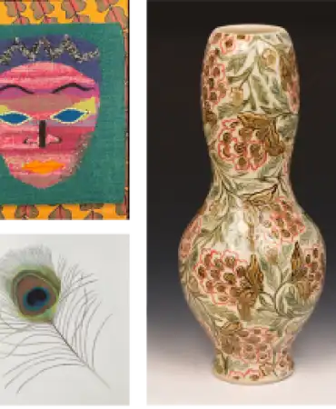 collage of different craft art pieces