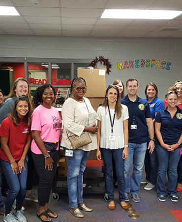 Amqui School Supply Drive volunteers