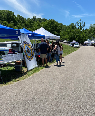 Tents at public event