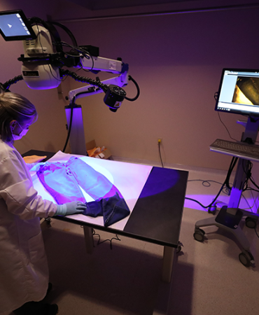 Screening for Biological Fluids Using Alternate Light Source