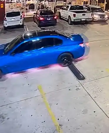 Shooting Suspects Car at Waffle House on Trinity