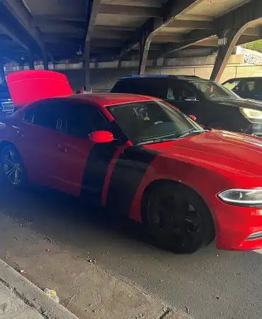 Abandoned-Red-Charger-on-28th-Avenue