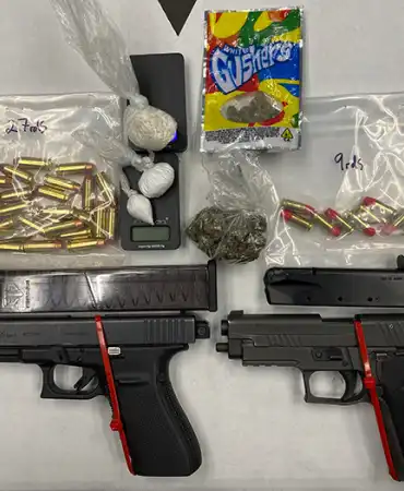 Recovered Items from Arrest