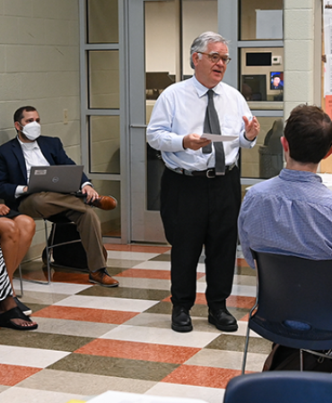 2022 Participatory Budgeting session (Mayor Cooper speaking)