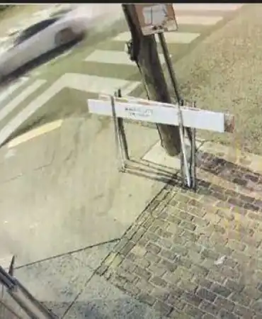 Hit and run vehicle