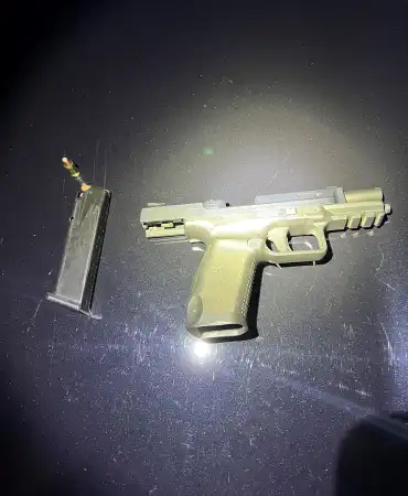 Recovered gun