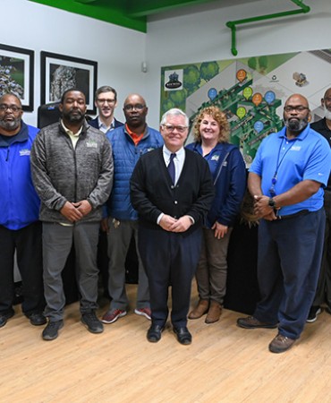 BiWeekly Recycling Team Photo with Mayor