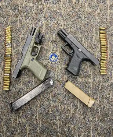 Recovered guns