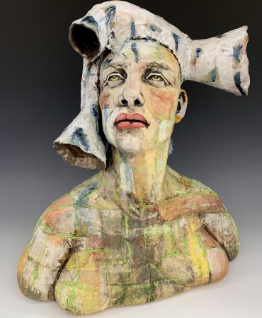 sculpture of woman by Asia Matthis