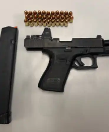 Recovered stolen gun