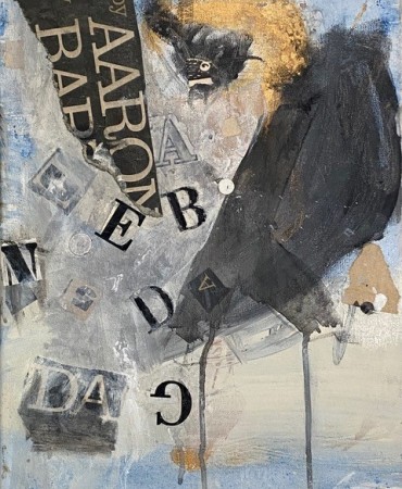 Bird is the Word, Collaborative Painting by Eva Sochorova & Lisa Haddad