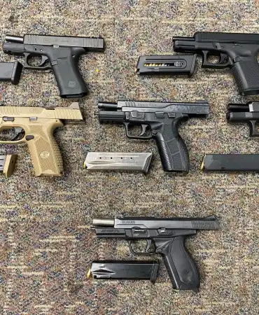 Recovered guns