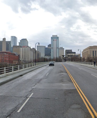 Existing conditions of Woodland St bridge