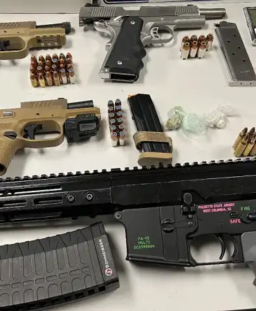 Recovered guns