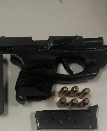 Stolen gun
