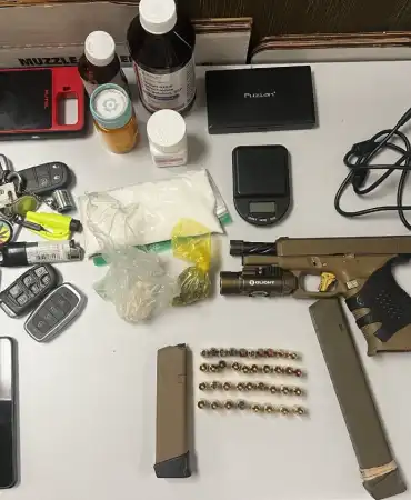 Recovered contraband