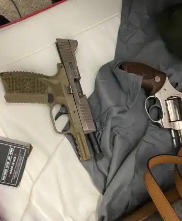 Recovered guns