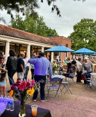 people enjoying the Starry Night event