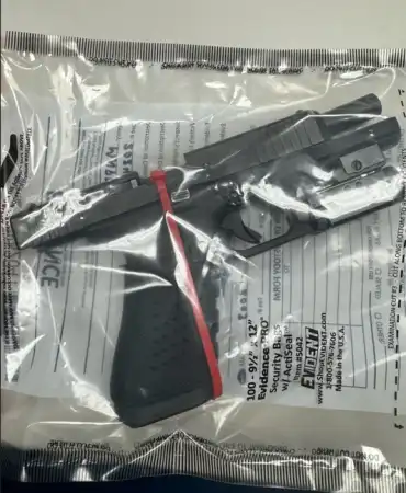 Recovered gun