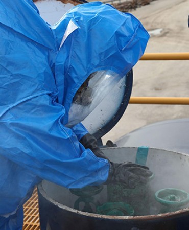 Hazardous Materials Team at Work